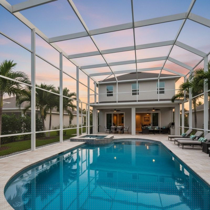 Pool Enclosure Washing