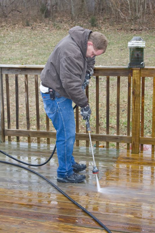 Deck and Patio Power Washing
