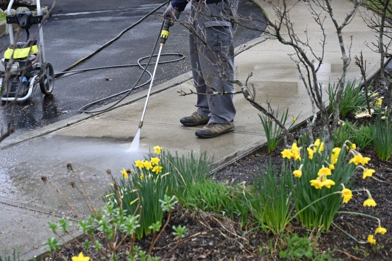 Sidewalk Pressure Washing